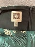 Anne Klein 100% Polyester Chevron-herringbone Teal Cocktail Dress Size 2 - photo 6