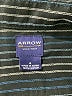 Arrow 100% Cotton Stripes Black Long Sleeve Button-Down Shirt Size 4 - photo 3