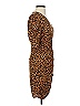 Leith 100% Rayon Animal Print Brown Cocktail Dress Size XS - photo 4