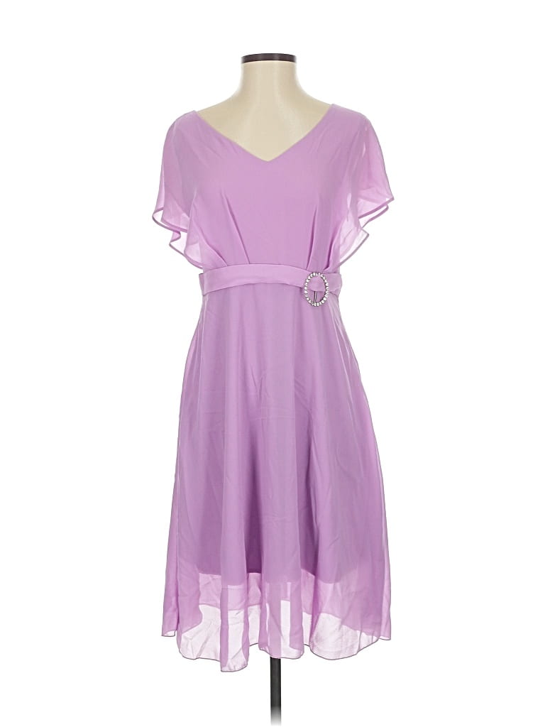 Pre-owned Shein Casual Dress In Purple