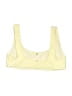 Solid & Striped Yellow Swimsuit Top Size XL - photo 2