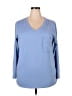 Zenana Blue Long Sleeve Blouse Size 2X - photo 1