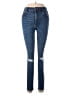 Zara TRF Hearts Blue Jeans Size 26 waist (estimated) - photo 1