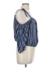 Torrid Stripes Blue Sleeveless Blouse Size Lg Plus (0) - photo 4