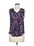 Knapp Studio Blue Sleeveless Blouse Size M - photo 1