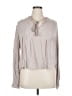 Floreat 100% Rayon Gray Long Sleeve Blouse Size 16 - photo 1