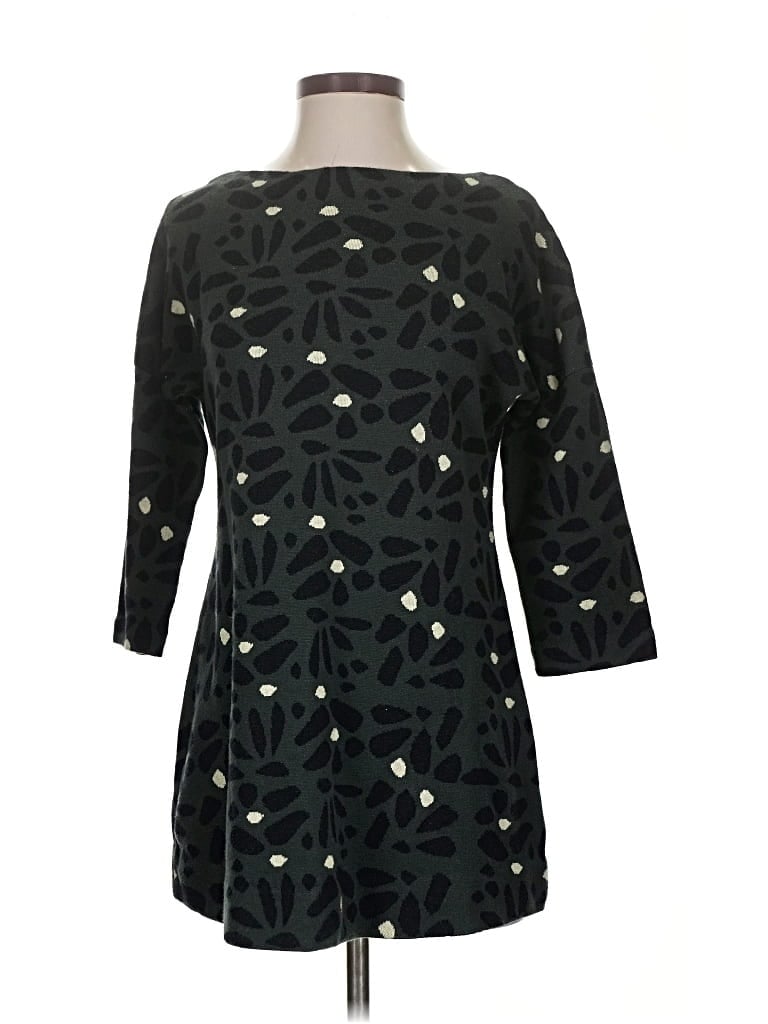 Pre-owned Field Flower Cardigan Sweater In Black