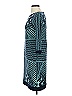 Donna Ricco Chevron-herringbone Teal Casual Dress Size 4 - photo 5