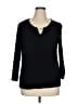 Chico's Black 3/4 Sleeve Top Size XL (3) - photo 1