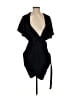Topshop 100% Polyester Black Cocktail Dress Size 4 - photo 1