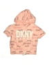 DKNY Orange Pink Pullover Hoodie Size 7 - photo 1