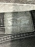 Levi's Chevron-herringbone Black Jeans Size 33 waist - photo 6