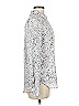 Philosophy Republic Clothing 100% Polyester Print Silver White Long Sleeve Blouse Size M (estimated) - photo 4