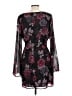 Guess Floral Black Cocktail Dress Size L - photo 2