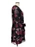 Guess Floral Black Cocktail Dress Size L - photo 4