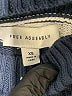 Free Assembly 100% Cotton Stripes Blue Turtleneck Sweater Size XS - photo 7