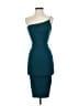 Nookie Solid Teal Cocktail Dress Size XS - photo 1