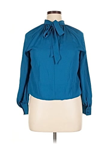 New York & Company Long Sleeve Blouse (view 1)