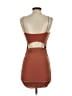 Luvalot Solid Brown Cocktail Dress Size 2 - photo 2