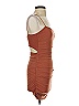 Luvalot Solid Brown Cocktail Dress Size 2 - photo 4