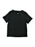Ideology 100% Polyester Solid Black Short Sleeve Henley Size 7 - photo 2