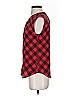 C. Wonder 100% Silk Argyle Red Sleeveless Silk Top Size XS - photo 5