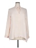14th & Union 100% Polyester Ivory Long Sleeve Blouse Size XL - photo 1