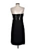 Ann Taylor 100% Polyester Black Cocktail Dress Size 4 - photo 2