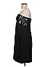 Ann Taylor 100% Polyester Black Cocktail Dress Size 4 - photo 5