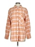 Unbranded Orange Long Sleeve Henley Size S - photo 1