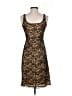 Donna Ricco 100% Polyester Brown Cocktail Dress Size 2 (petite) - photo 2