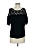 Ella Moss 100% Rayon Black 3/4 Sleeve T-Shirt Size XS - photo 2