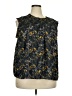 Caslon 100% Polyester Black Sleeveless Blouse Size XXL - photo 1