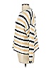 Lumiere 100% Polyester Stripes Gold Pullover Sweater Size L - photo 5