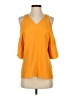 Tibi 100% Silk Orange Sleeveless Silk Top Size XXS - photo 1