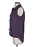 CAbi 100% Polyester Blue Sleeveless Blouse Size XS - photo 5