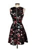 Love...ady Graphic Black Cocktail Dress Size S - photo 2