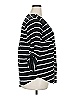 Torrid Stripes Black 3/4 Sleeve Blouse Size 2X Plus (2) - photo 4