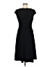 Anne Klein Solid Black Casual Dress Size 6 - photo 2