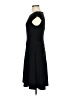 Anne Klein Solid Black Casual Dress Size 6 - photo 5