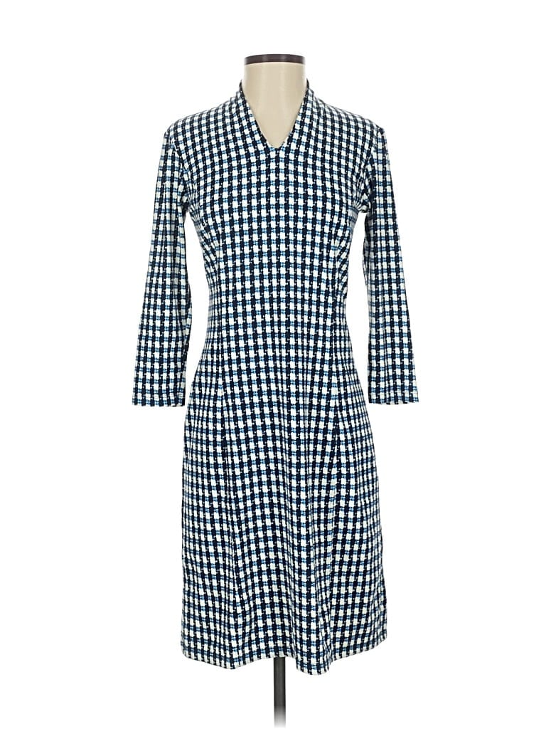 Pre-owned J. Mclaughlin Casual Dress In Blue