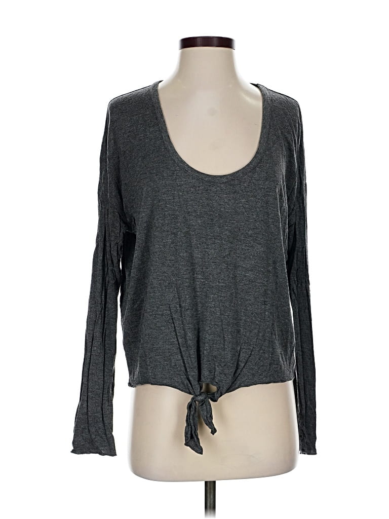 Pre-owned Chaser Long Sleeve T-shirt In Gray