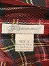 Glamorous 100% Polyester Plaid Burgundy Long Sleeve Blouse Size S - photo 7