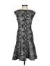 Ann Taylor Paisley Gray Cocktail Dress Size 0 - photo 1