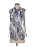CAbi 100% Polyester Blue Sleeveless Blouse Size S - photo 1
