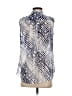 CAbi 100% Polyester Blue Sleeveless Blouse Size S - photo 2