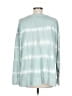Lucky Brand Tie-dye Teal Pullover Sweater Size L - photo 2