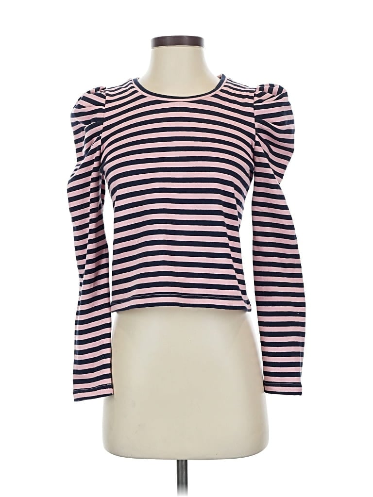 Pre-owned Rebecca Minkoff Long Sleeve T-shirt In Purple