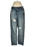 Zara 100% Baumwolle Hearts Blue Jeans Size 4 - photo 1