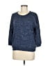 Cathy Daniels Blue Pullover Sweater Size M - photo 1